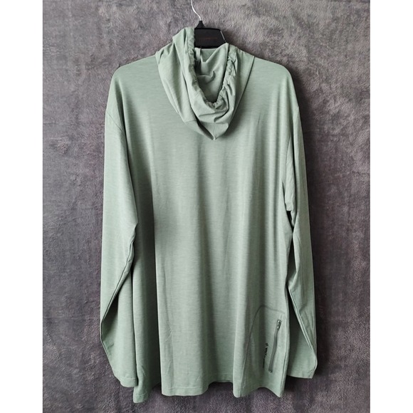 Anetik Hoodie Mens 3XL Green Lightweight Premium Performance UPF Fishing Outdoor - Picture 4 of 14